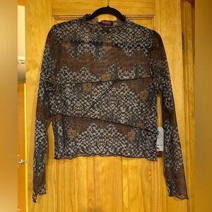 Rock&Roll Denim x West Desperado Mesh Top